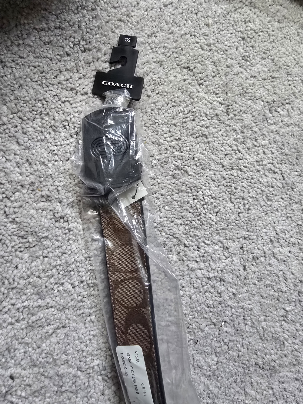 Coach Signature Brown Belt